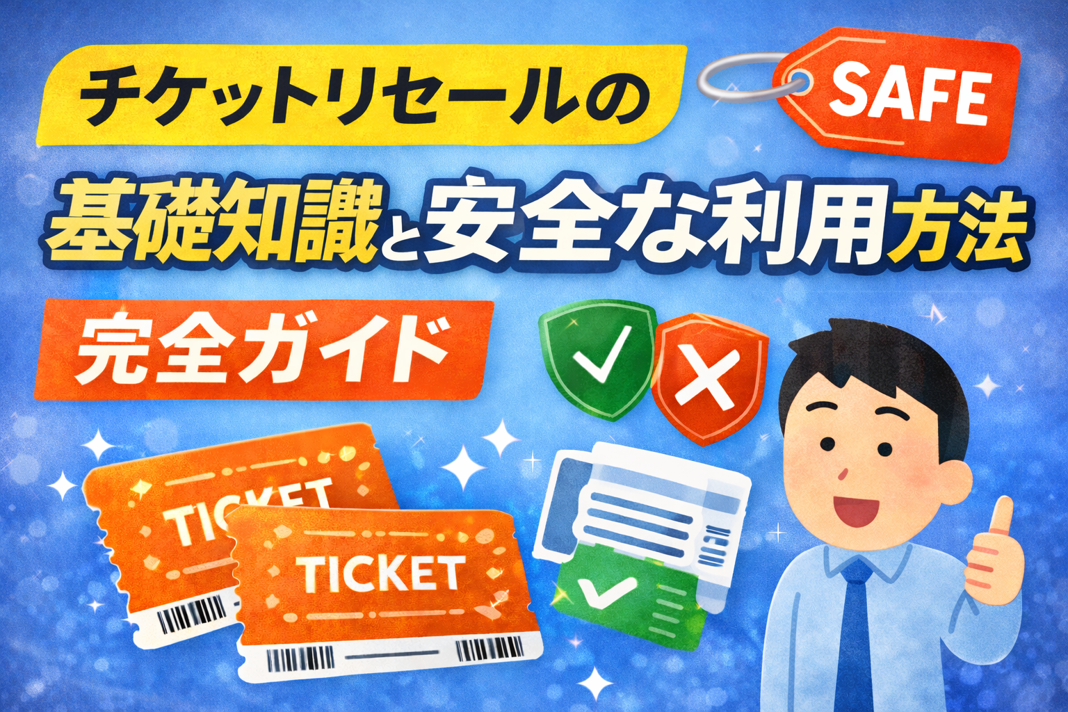 チケットリセールの基礎知識と安全な利用方法完全ガイドyash