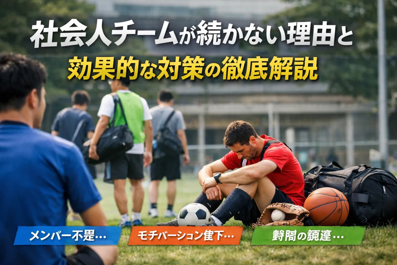 社会人チームが続かない理由と効果的な対策の徹底解説