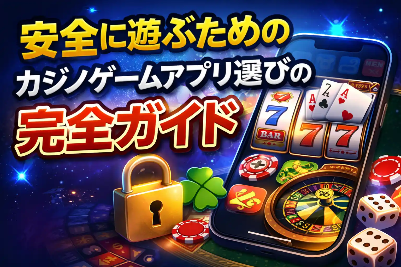 安全に遊ぶためのカジノゲームアプリ選びの完全ガイド